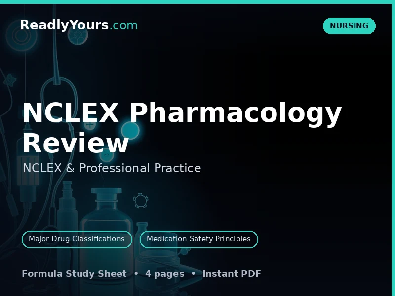NCLEX Pharmacology Review